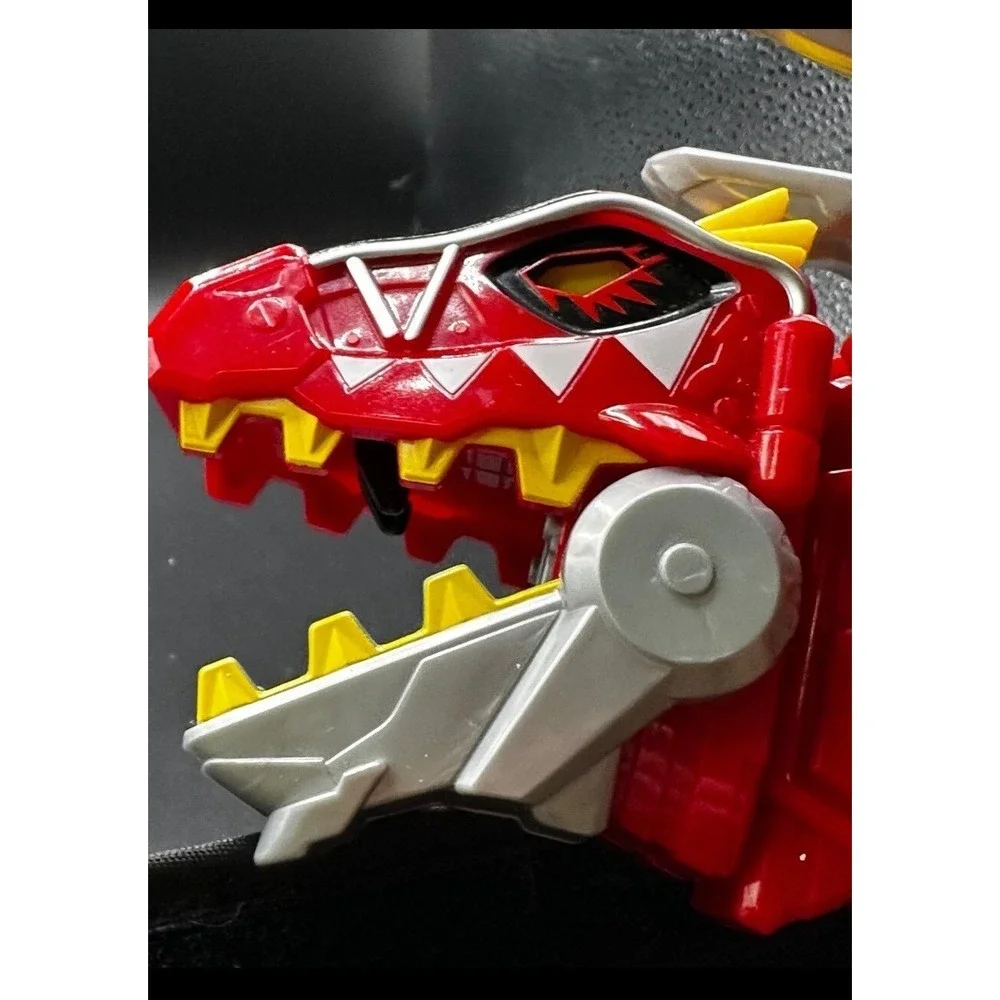 Power Rangers Tyrannosaurs Rex Super Charge Morpher Red Blaster Bandai WORKS-2